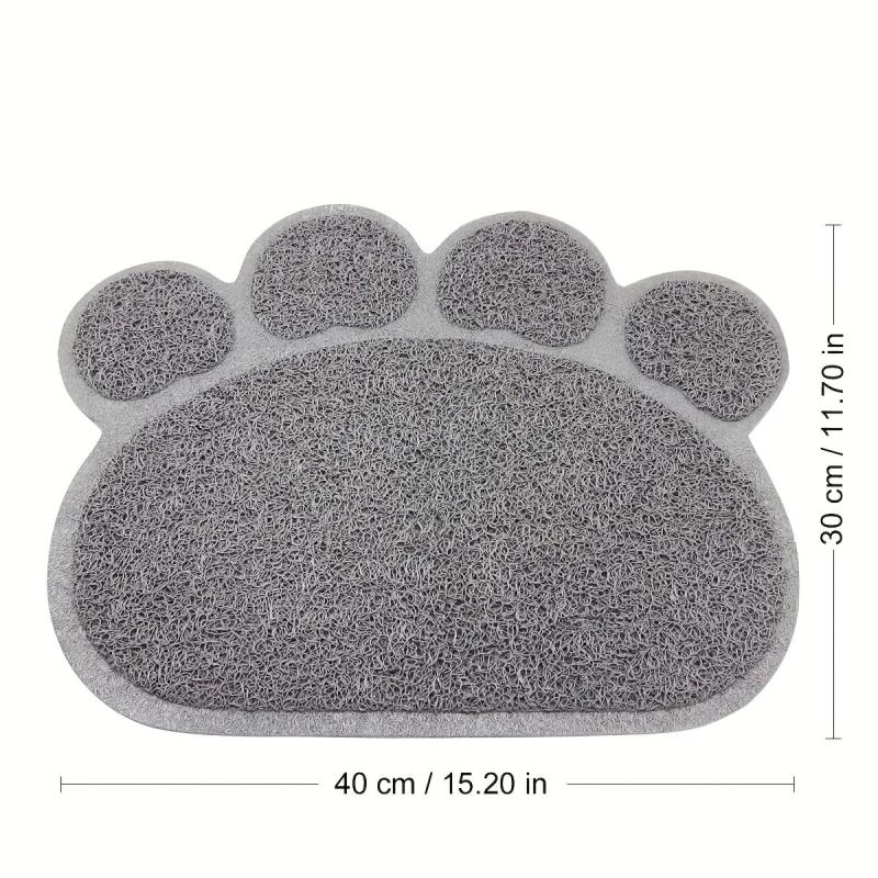 Cat Paw Non-Slip Litter Mat Waterproof Trapping Mat