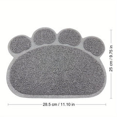 Cat Paw Non-Slip Litter Mat Waterproof Trapping Mat
