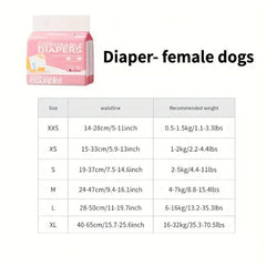 Leak Proof Dog Diapers Disposable Physiological Pants