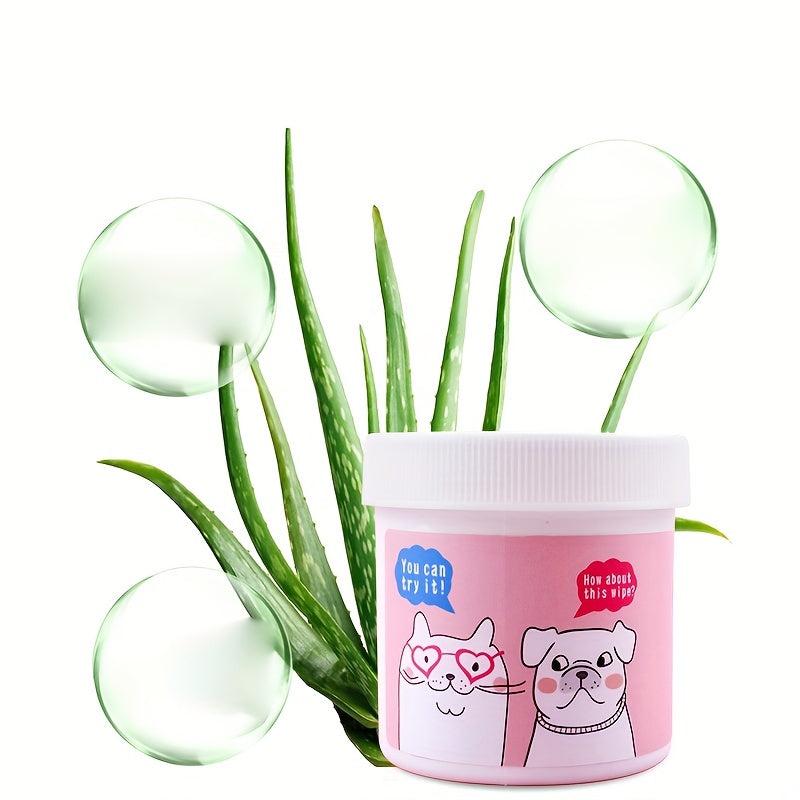 120pcs Pet Eye Wipes Dog Cat Eye Cleaning Tear Stain Remover Pads