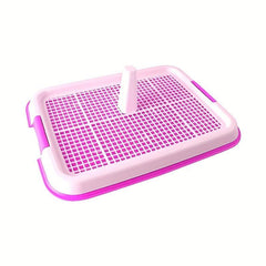 Dog Potty Toilet with Pee Post Dog Pee Pad Holder for Indoor Dogs