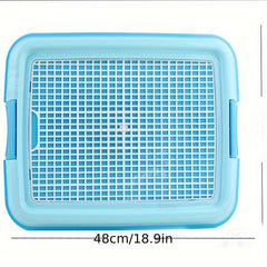 Dog Potty Toilet with Pee Post Dog Pee Pad Holder for Indoor Dogs