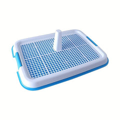 Dog Potty Toilet with Pee Post Dog Pee Pad Holder for Indoor Dogs