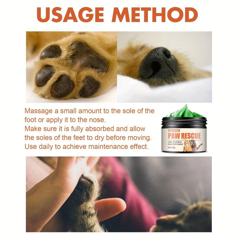 Pet Claw Balm for Healthy Paws - Moisturizing Foot Care Balm for Dogs and Cats