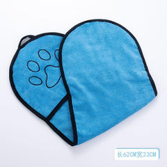Quick Dry Pet Towel with Pocket for Dog & Cat