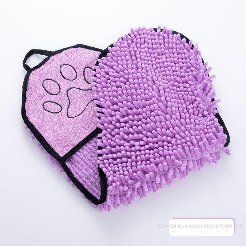 Quick Dry Pet Towel with Pocket for Dog & Cat