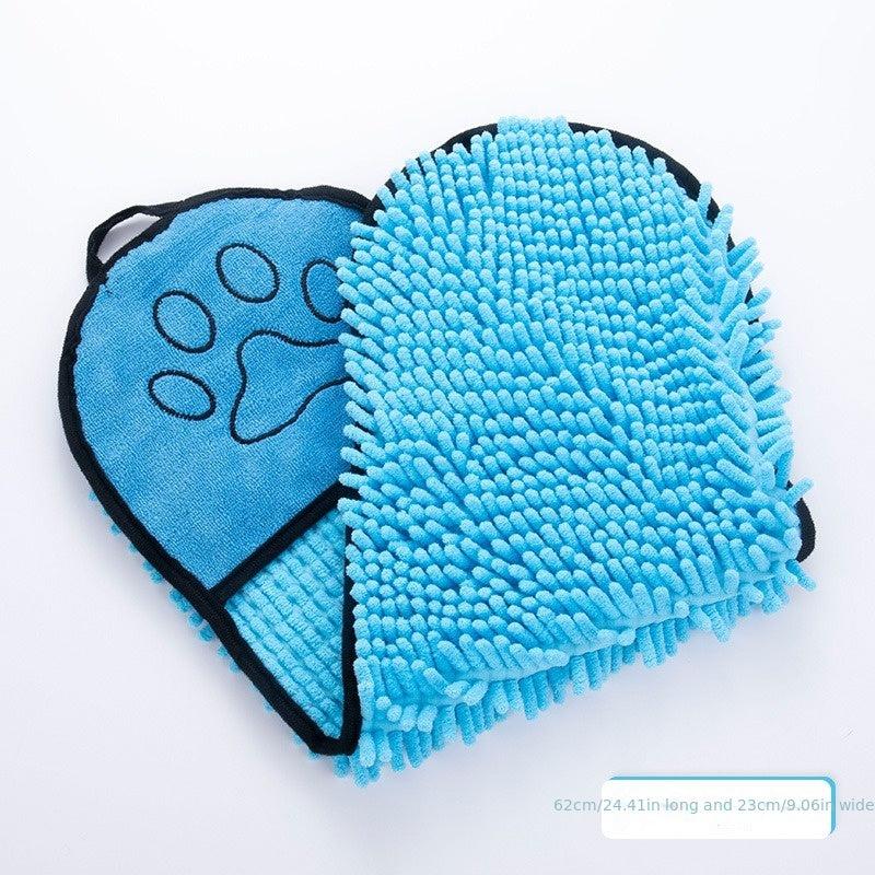 Quick Dry Pet Towel with Pocket for Dog & Cat