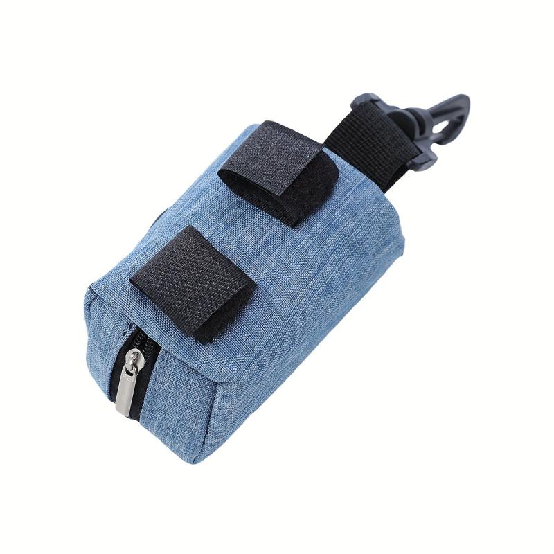 Portable Dog Poop Bag Carrier for Leash with 1 Roll Bag