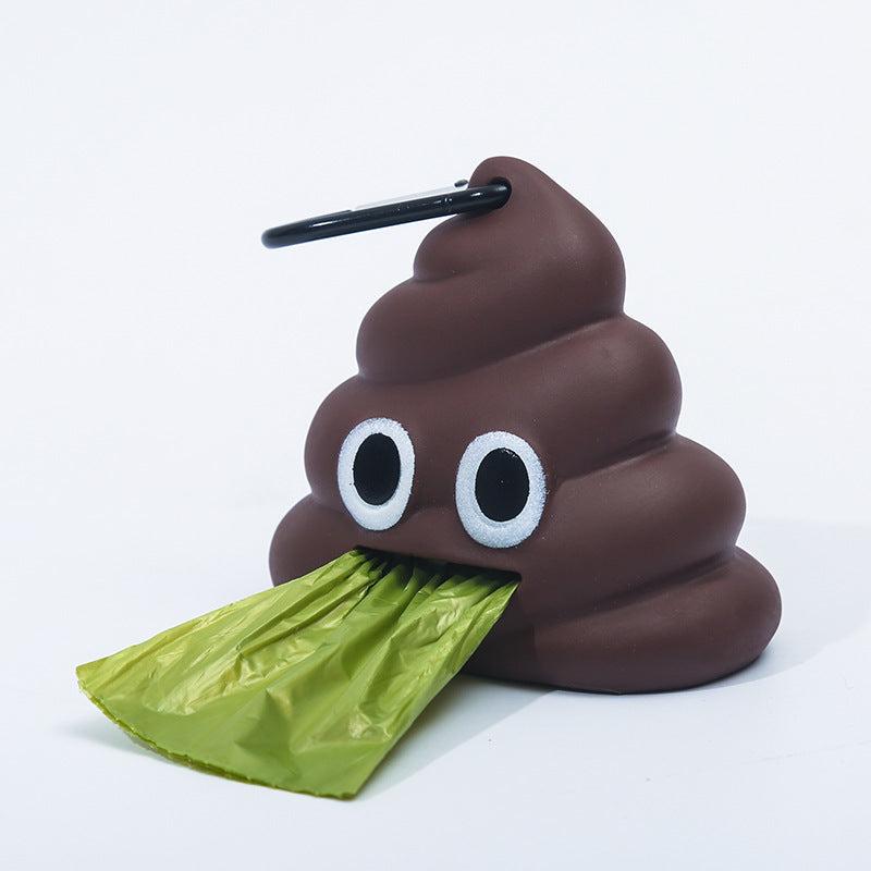 Portable Poop Shaped Waste Bag Holder Dispenser For Pets
