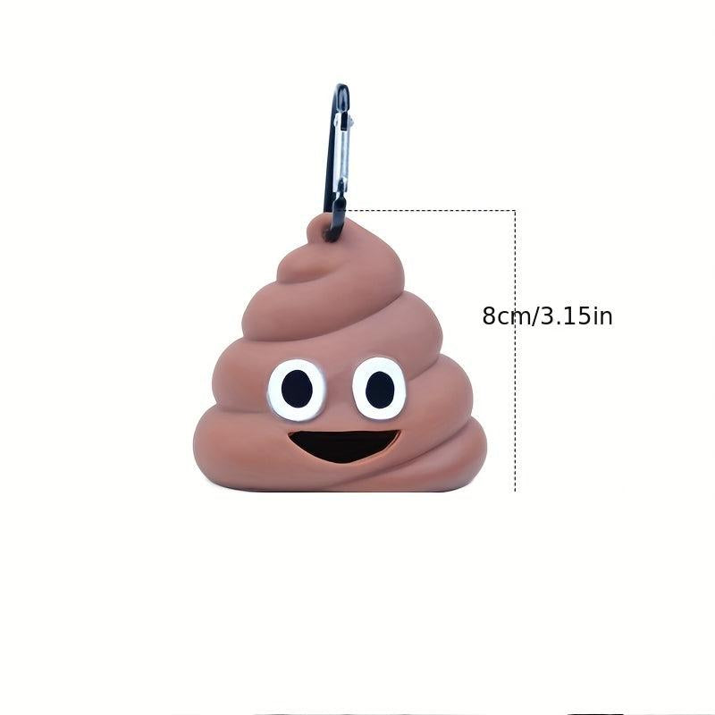 Portable Poop Shaped Waste Bag Holder Dispenser For Pets