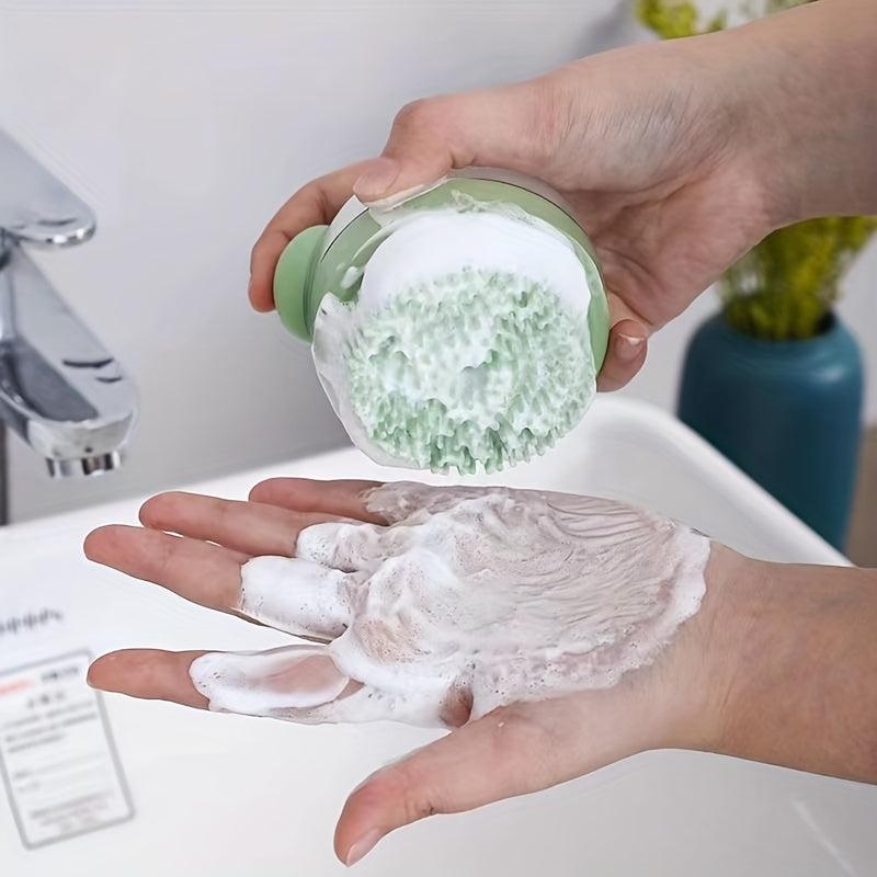 Silicone Dog Brush Pet Shampoo Brush Soft Bristle Dog Massage Bath Brush