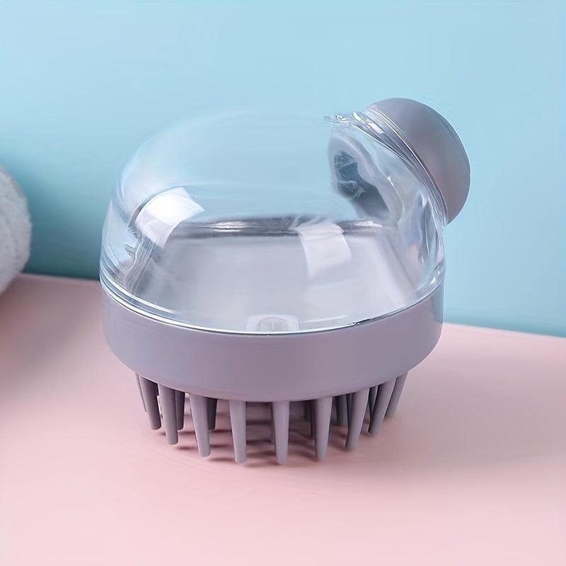 Silicone Dog Brush Pet Shampoo Brush Soft Bristle Dog Massage Bath Brush