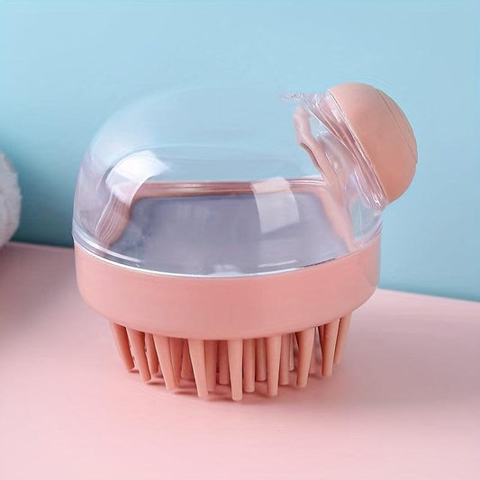 Silicone Dog Brush Pet Shampoo Brush Soft Bristle Dog Massage Bath Brush