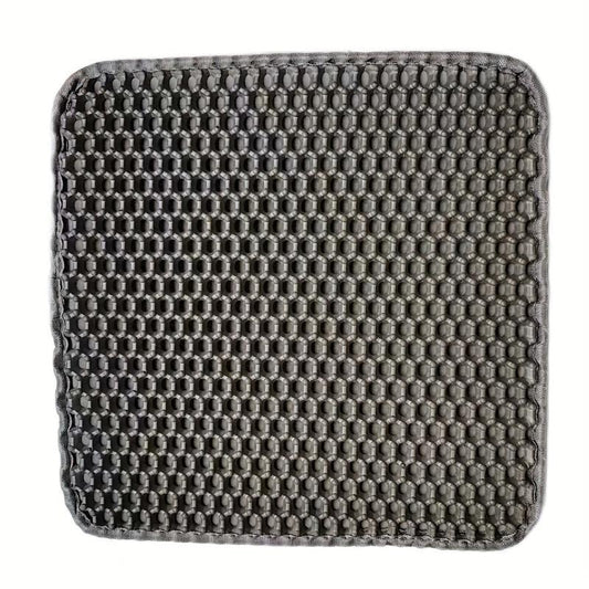 Double Layer Leak Proof Cat Litter Mat Easy Clean with Non Slip Backing