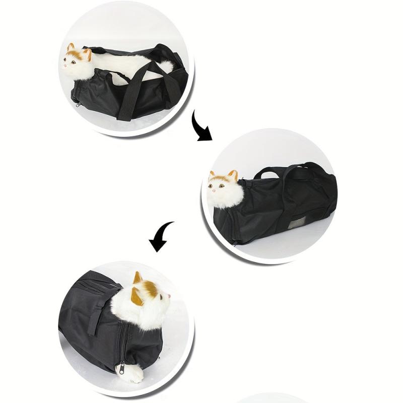 Anti Bite Anti Scratch Cat Bag Restraint Bag For Grooming Cleaning Bathing