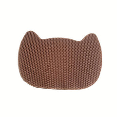 Cat Head Shaped Double Layer Waterproof Cat Litter Pad