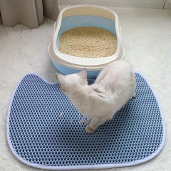 Cat Head Shaped Double Layer Waterproof Cat Litter Pad