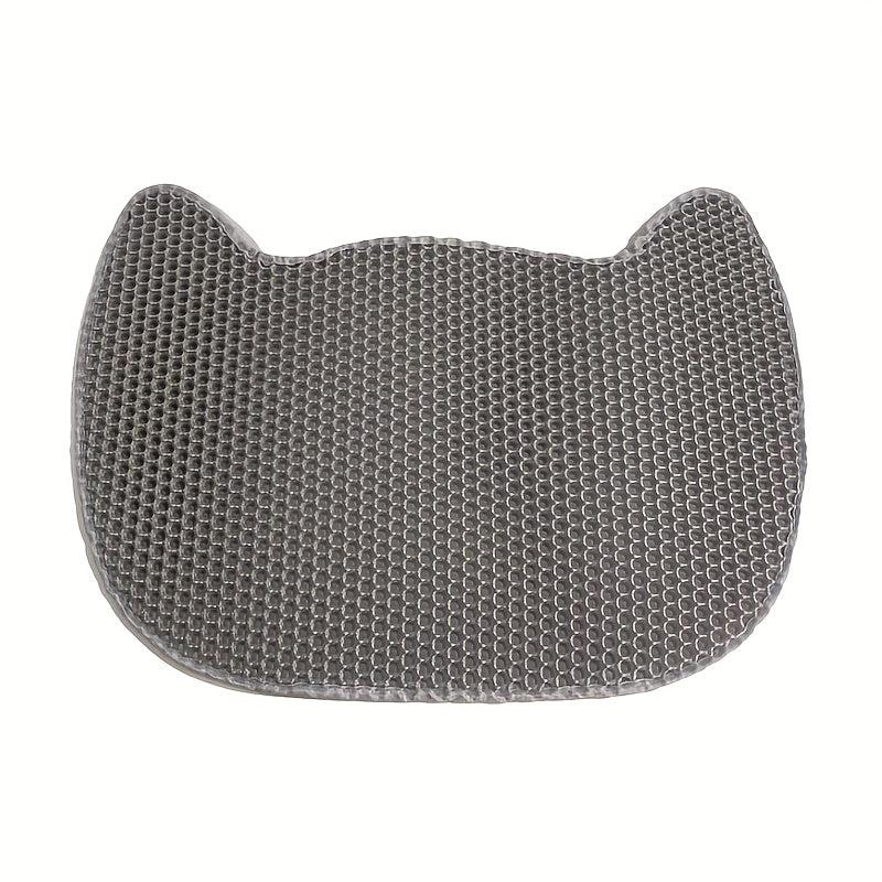 Cat Head Shaped Double Layer Waterproof Cat Litter Pad