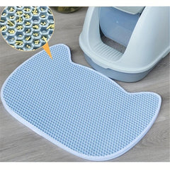 Cat Head Shaped Double Layer Waterproof Cat Litter Pad