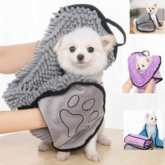 High Absorbent Pet Towel for Dogs & Cats Quick Dry Bath Towel