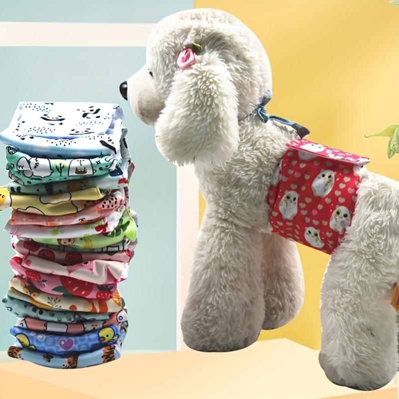 Waterproof Reusable Male Dog Diapers Belly Bands - Comfortable Fit