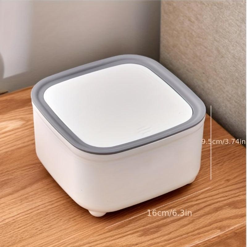 Rectangle Cat Trash Can With Lid Odor Sealing Cat Waste Bin