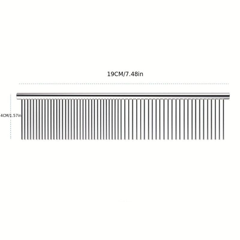Stainless Steel Hair Removal Comb for Pet Grooming