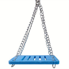 Colorful Wood Splicing PVC Small Pet Hammock Swing Toy