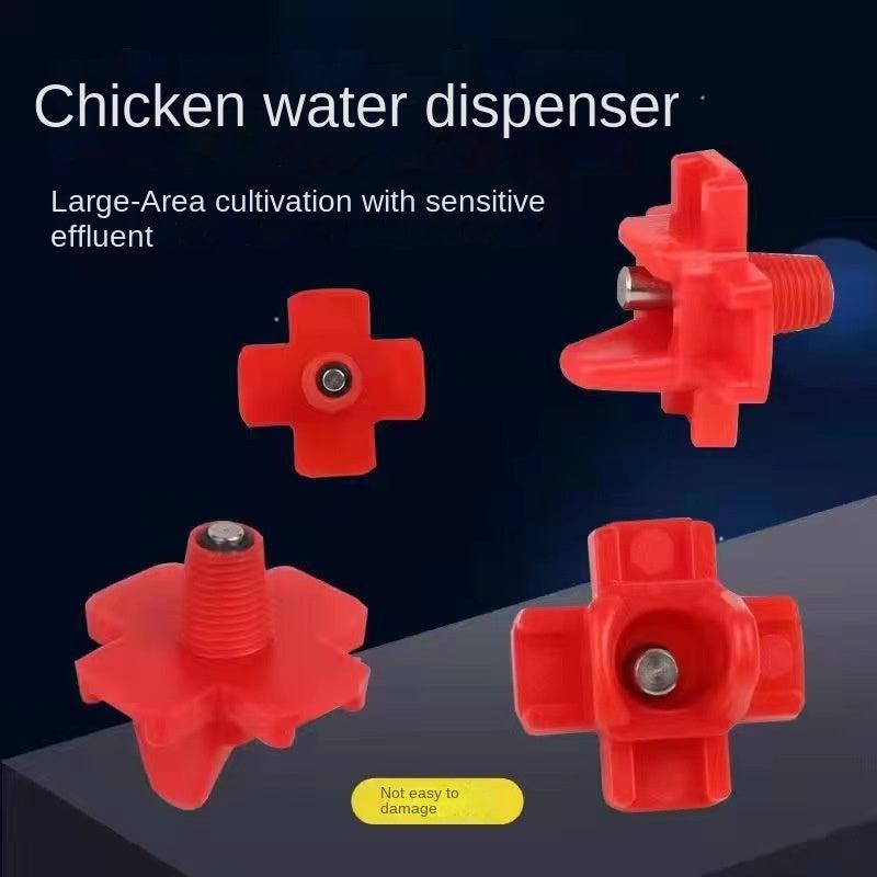 Automatic Poultry Feeder Chicken Water Fountain & Feeding Nozzle