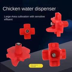 Automatic Poultry Feeder Chicken Water Fountain & Feeding Nozzle