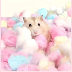 100pcs Random Pet Hamster Warm Balls - Cozy Winter Nest