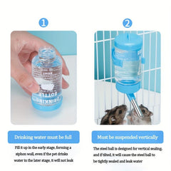 Hamster Water Bottle Rabbit Water Feeder Anti Leakage Drinking Fountain