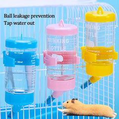Hamster Water Bottle Rabbit Water Feeder Anti Leakage Drinking Fountain