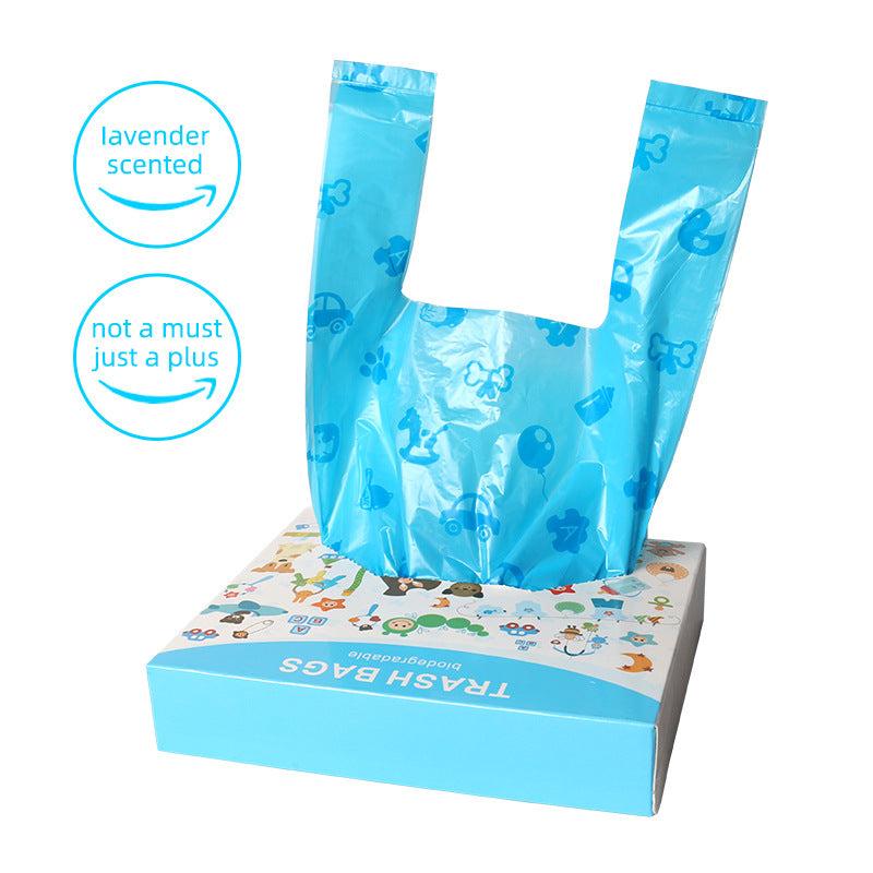 100pcs Durable 1.5 Silk Dog Poop Bags Leak Proof Pet Waste Disposal