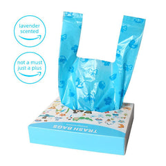 100pcs Durable 1.5 Silk Dog Poop Bags Leak Proof Pet Waste Disposal