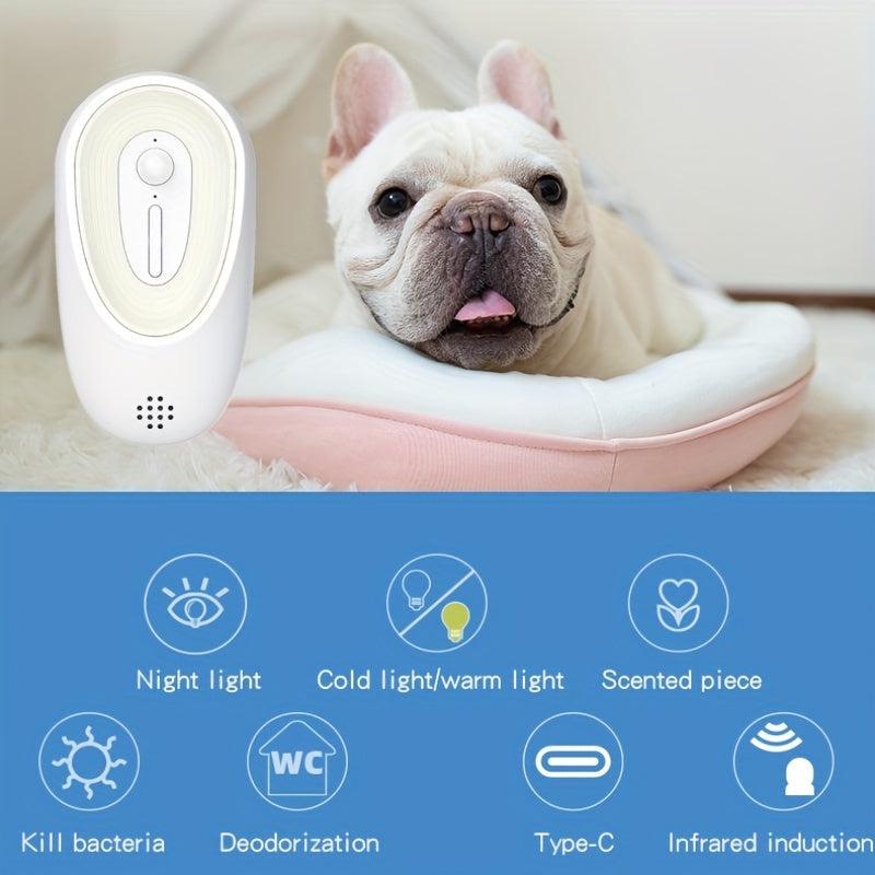Smart Pet Air Purifier Cat Litter Deodorizer & Night Light