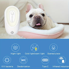 Smart Pet Air Purifier Cat Litter Deodorizer & Night Light