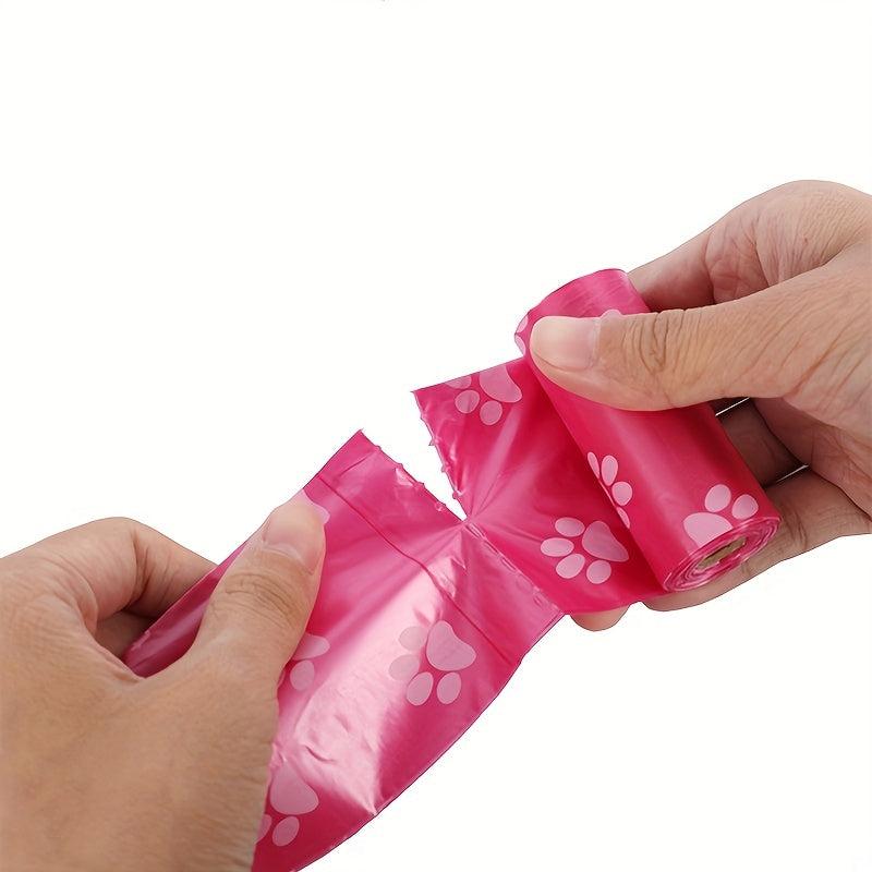 150 Thick Plastic Dog Poop Bags for Outdoor Puppy Walking