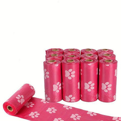 150 Thick Plastic Dog Poop Bags for Outdoor Puppy Walking