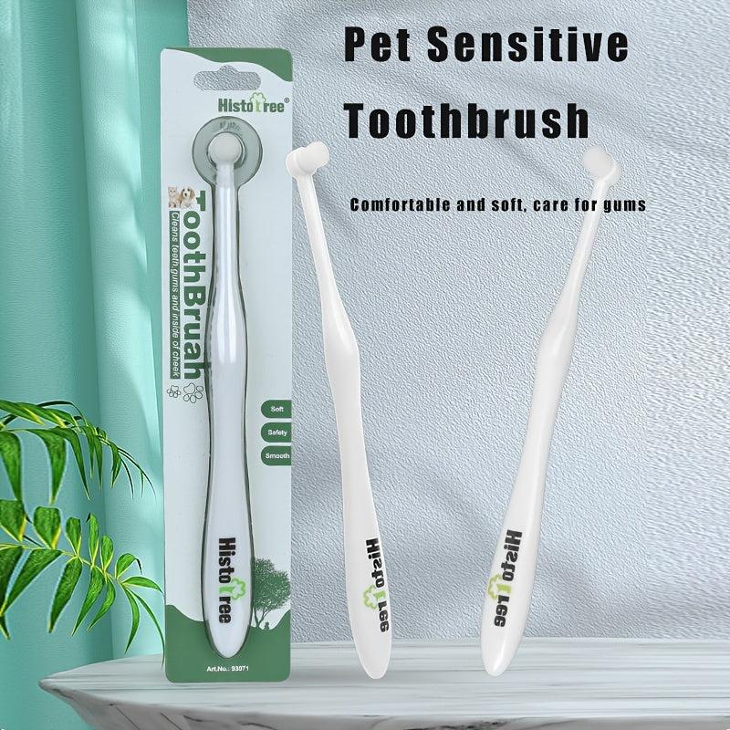 Soft Pet Toothbrush Dogs Cats Effective Dental Care and Hygiene