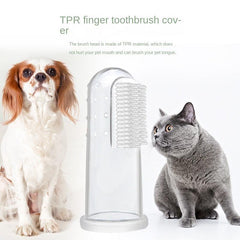 Beef Vanilla Flavor Pet Tooth Care Set Dog Toothpaste Dog Teeth Cleaning Brush