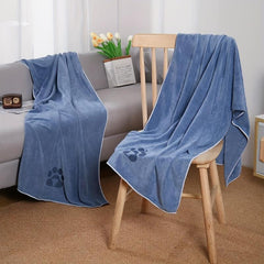Dog Bath Towel Cat Grooming Towel Quick Dry Microfiber Bath Towel