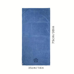 Dog Bath Towel Cat Grooming Towel Quick Dry Microfiber Bath Towel