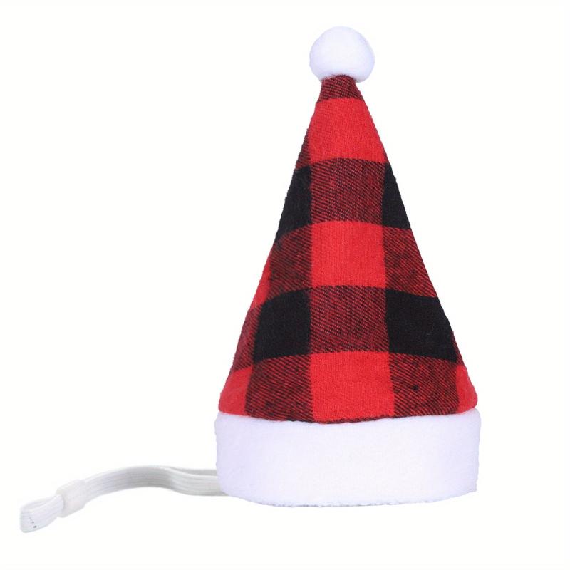 Plush Pet Christmas Party Costume Hat For Cat Dog