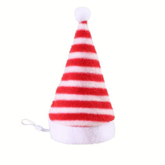 Plush Pet Christmas Party Costume Hat For Cat Dog