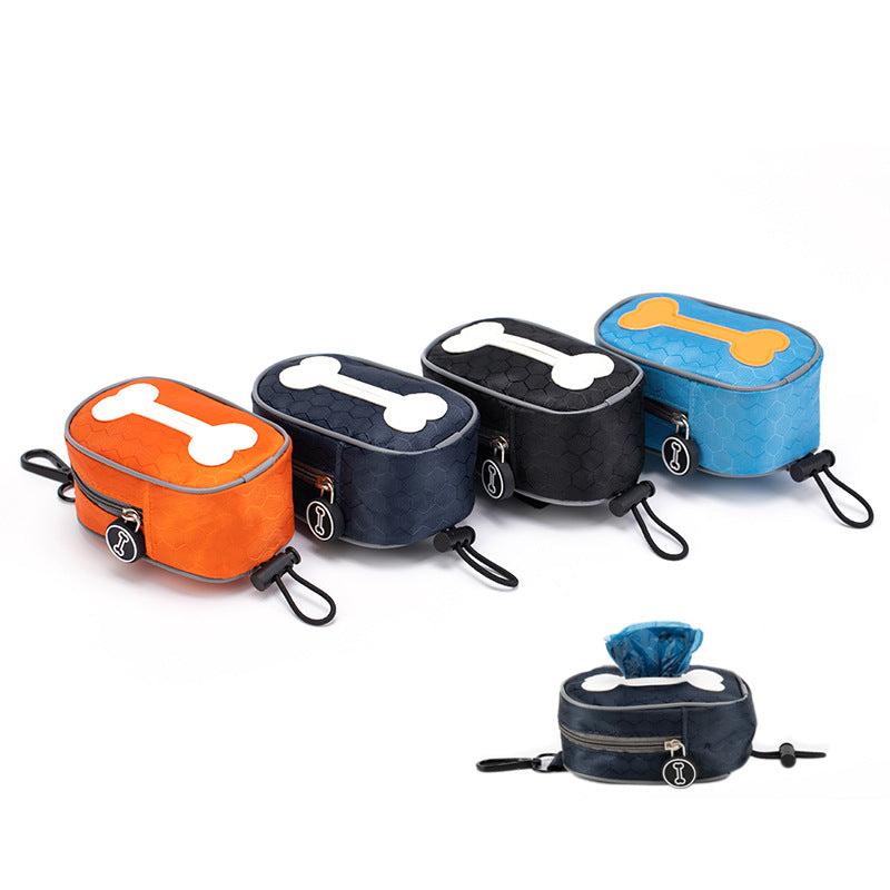 Convenient Waterproof Pet Poop Bag Dispenser for Outdoor Cleanup