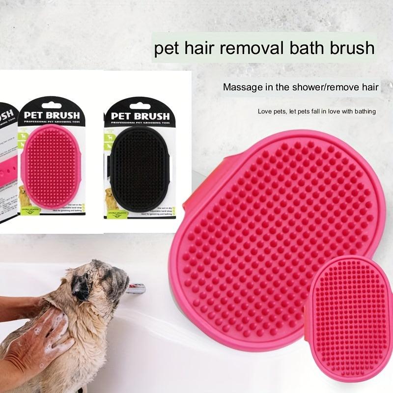 Pet Dog Grooming Bath Brushes Dog Massage Bath Brush Dog Hair Removal Comb