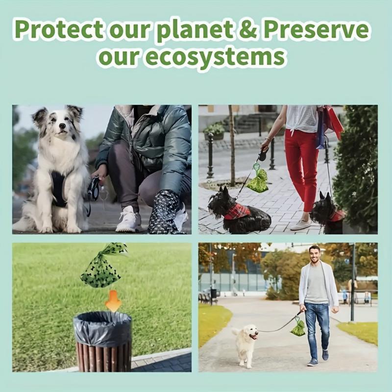 150 Dog Poop Bags with Dispenser - Leak Proof Pet Waste Bags