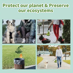 150 Dog Poop Bags with Dispenser - Leak Proof Pet Waste Bags