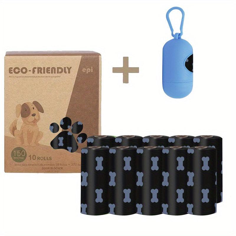 150 Dog Poop Bags with Dispenser - Leak Proof Pet Waste Bags